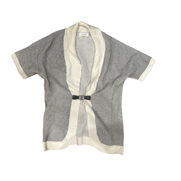 Calvin Klein Short Sleeve Cardigan Size S - Picture 5 of 7